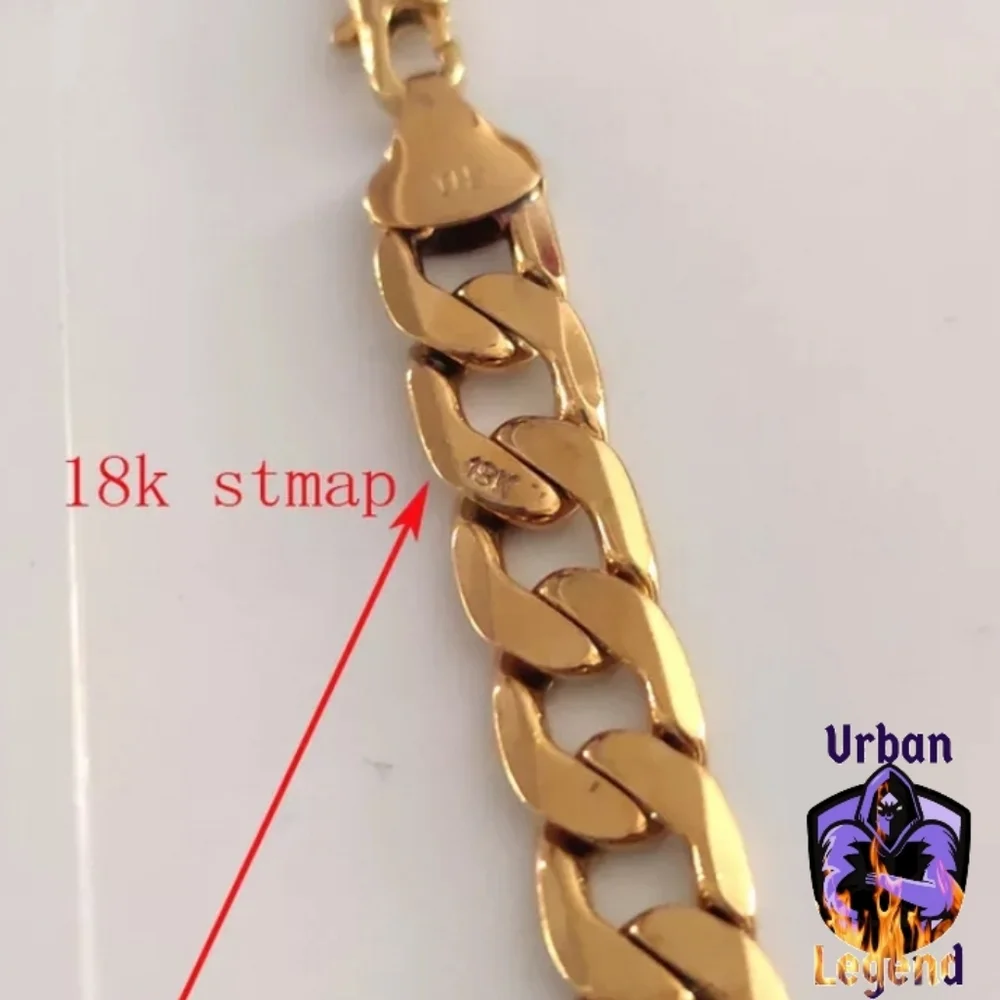 *NEW* STAMPED 18K Gold Filled Cuban Bracelet - Picture 3 of 8